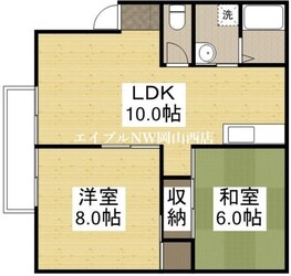 グランドゥールクロズミＤの物件間取画像